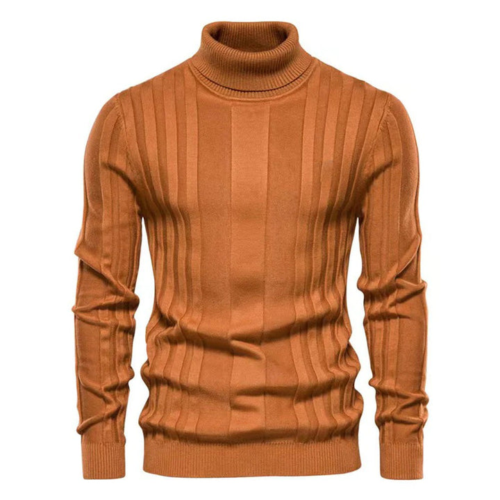 Charles | Rullekravesweater til Herrer med Struktureret Mønster - Freya Kobenhavn
