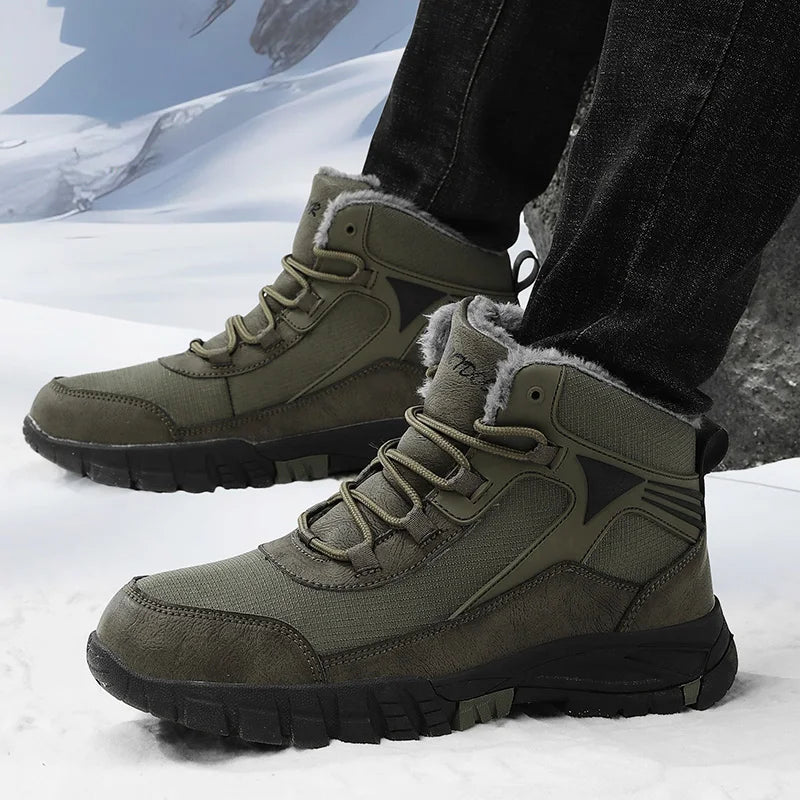 Carsten | Herre Vinter Snøresneakers med Mesh Overdel - Freya Kobenhavn