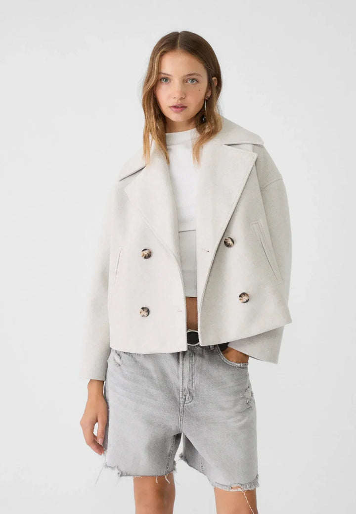 Mimi | Stilfuld Casual Kort Frakke