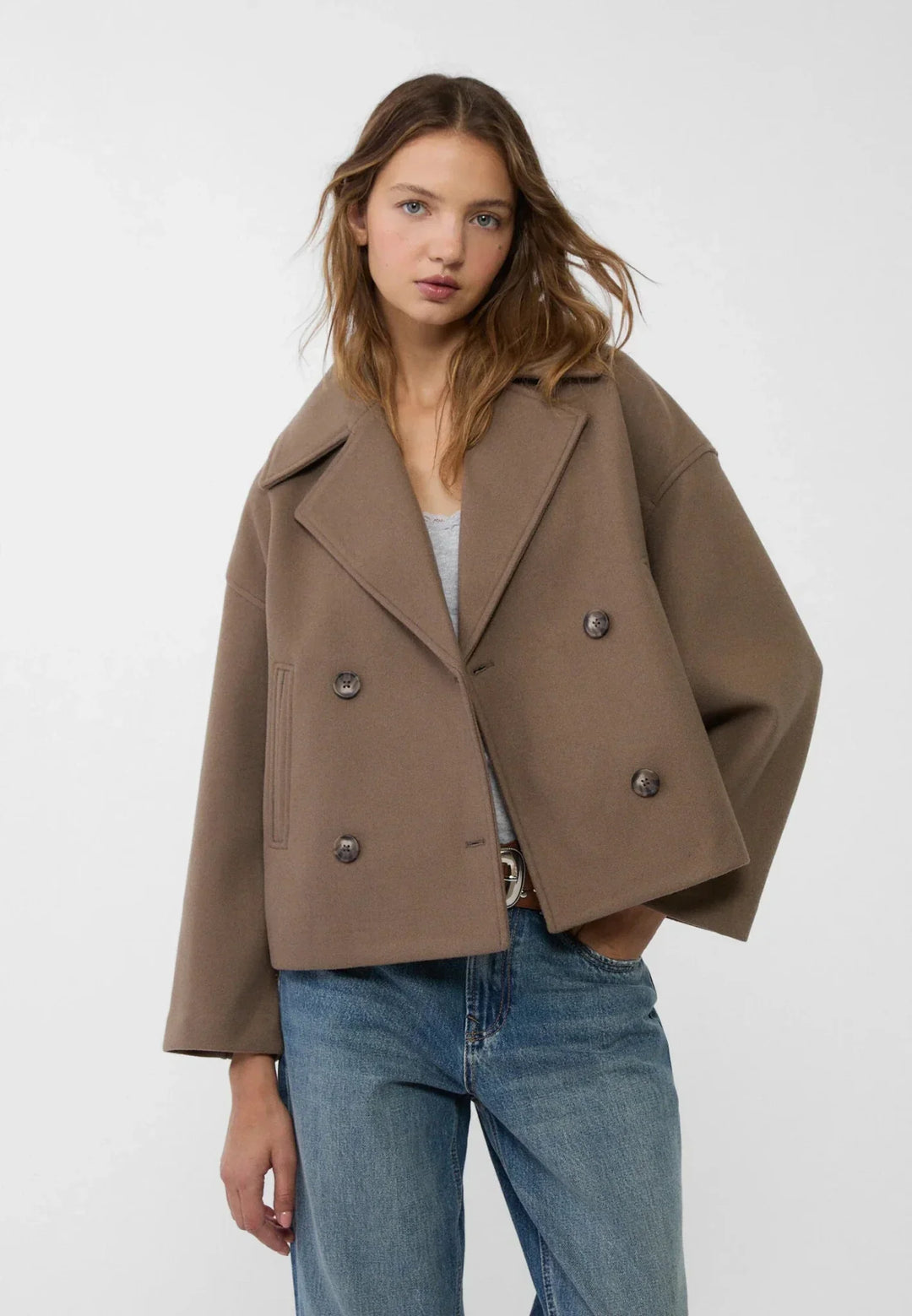 Mimi | Stilfuld Casual Kort Frakke