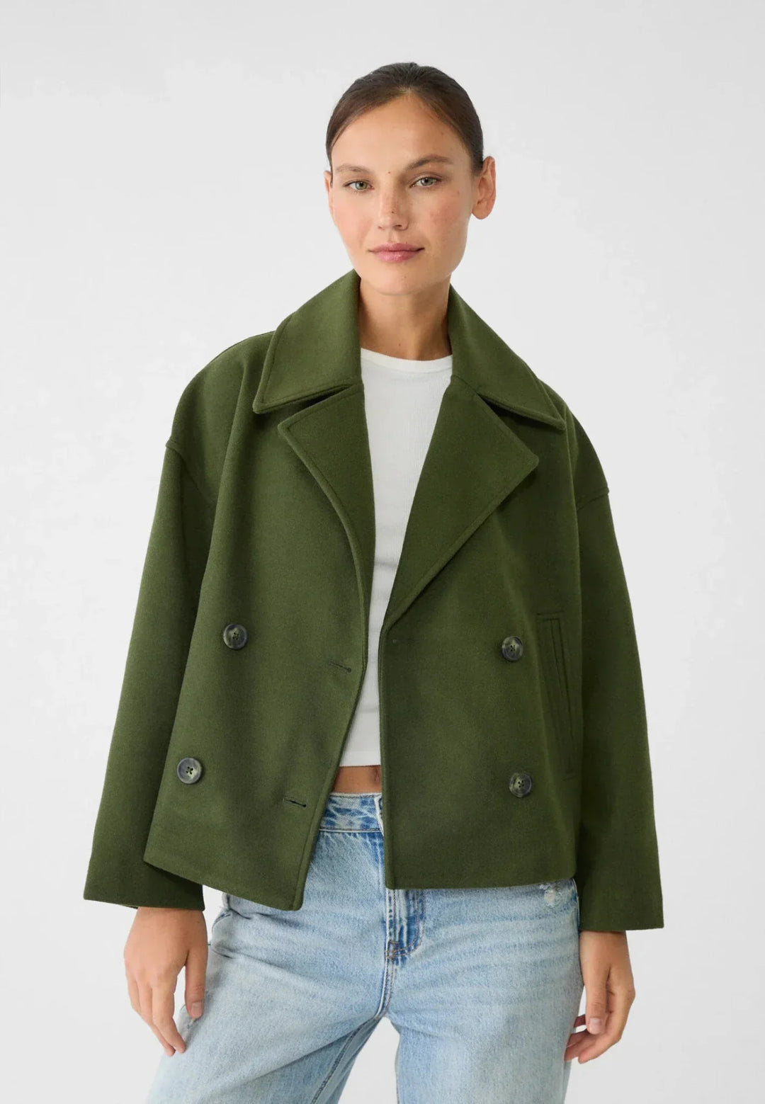 Mimi | Stilfuld Casual Kort Frakke