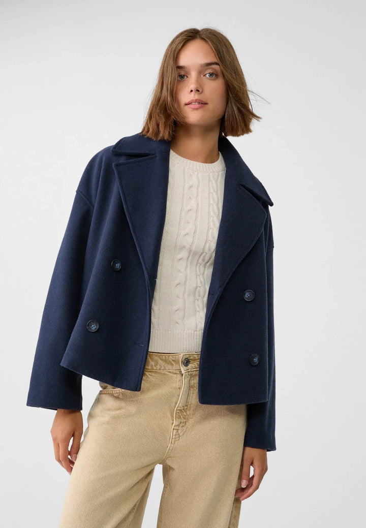 Mimi | Stilfuld Casual Kort Frakke