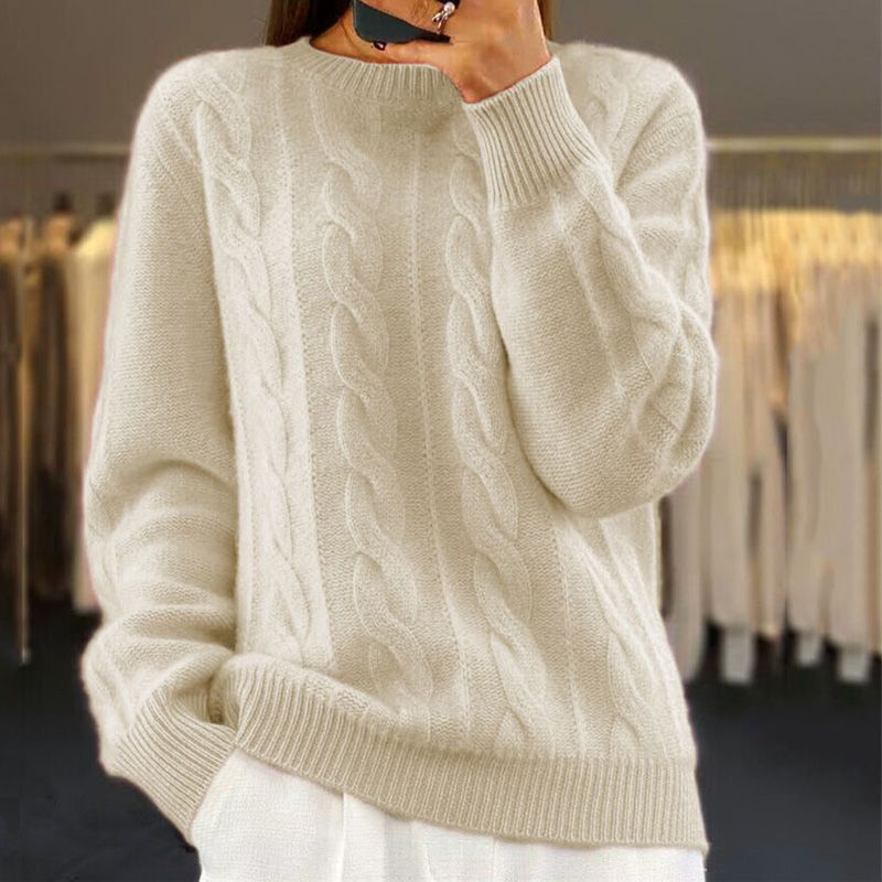 Nathalie™ | Hyggelig strikket sweater - Freya Kobenhavn