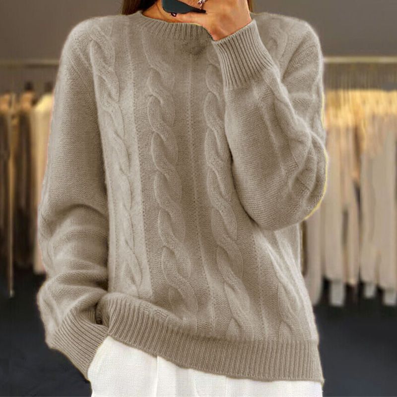 Nathalie™ | Hyggelig strikket sweater - Freya Kobenhavn