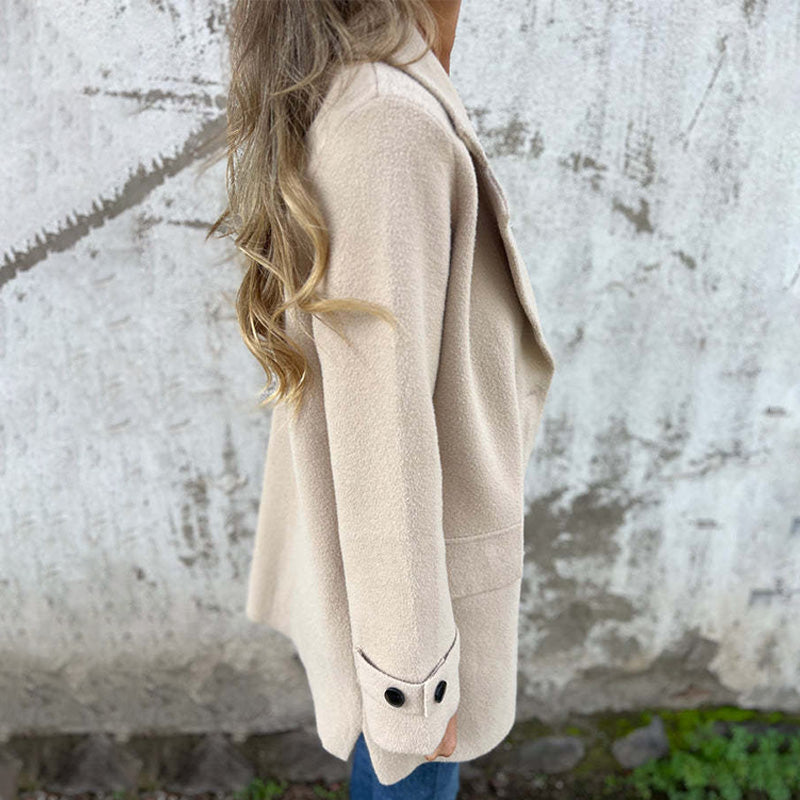 Wilma | Elegant Og Stilfuld Vinterfrakke Med Knapper - Freya Kobenhavn