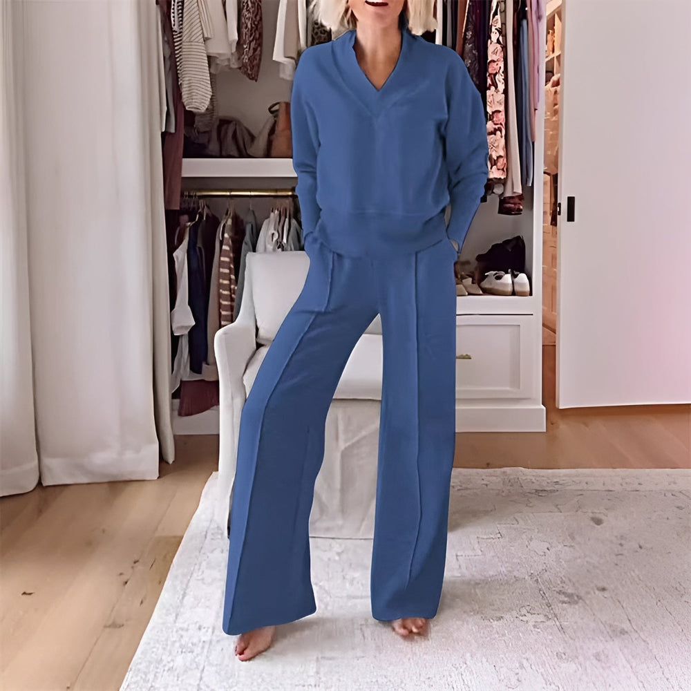 Ellinor | Stilfuldt og Behageligt Loungewear Sæt - Freya Kobenhavn