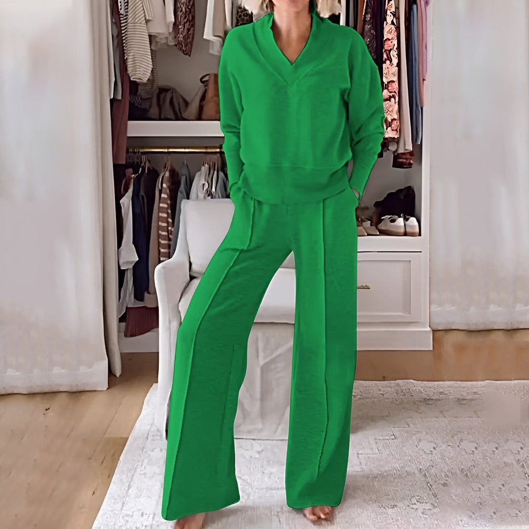 Ellinor | Stilfuldt og Behageligt Loungewear Sæt - Freya Kobenhavn