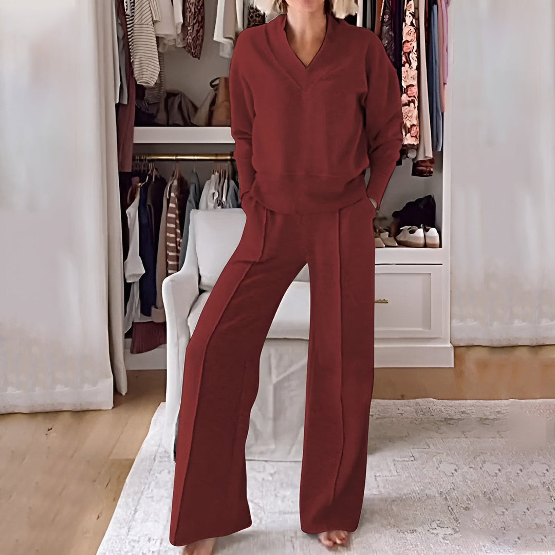 Ellinor | Stilfuldt og Behageligt Loungewear Sæt - Freya Kobenhavn