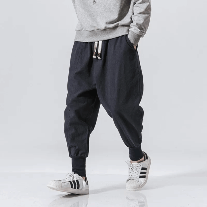 Antonin | Trendy Herre Joggerbukser Med Sidelommer - Freya Kobenhavn
