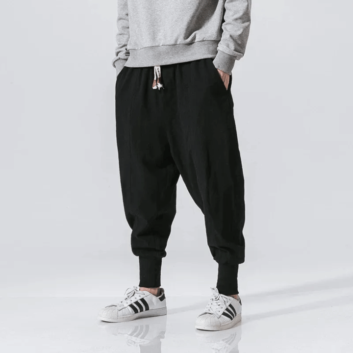 Antonin | Trendy Herre Joggerbukser Med Sidelommer - Freya Kobenhavn