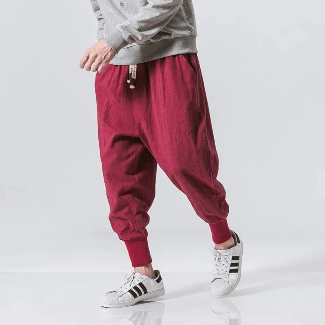 Antonin | Trendy Herre Joggerbukser Med Sidelommer - Freya Kobenhavn