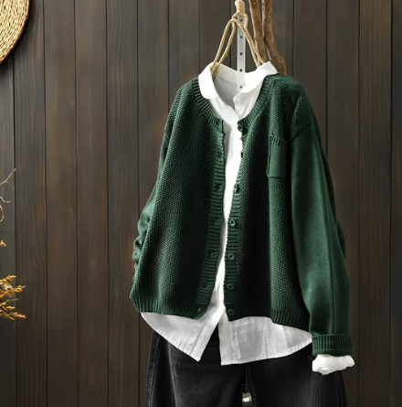 Heidi™ | Knaplukket Strikcardigan - Freya Kobenhavn