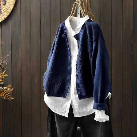Heidi™ | Knaplukket Strikcardigan - Freya Kobenhavn