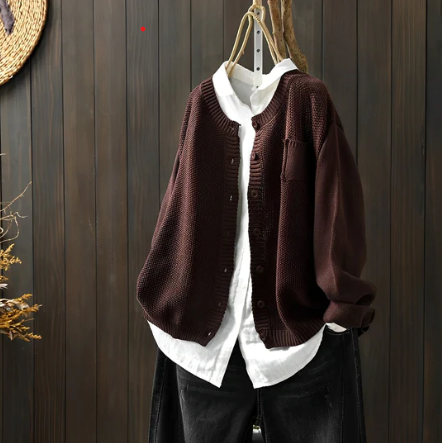 Heidi™ | Knaplukket Strikcardigan - Freya Kobenhavn