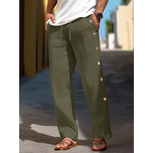Henrik | Herrebadeshorts med Sideknapper - Freya Kobenhavn