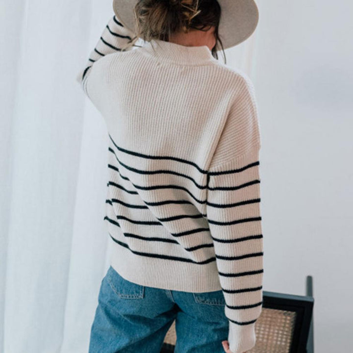 Lizette | Stilfuld Og Behagelig Sweater Med Lynlås - Freya Kobenhavn